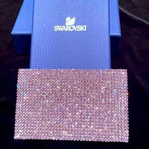 New Authentic Swarovski Crystal Credit Card Holder
